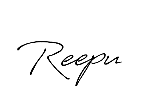 Also You can easily find your signature by using the search form. We will create Reepu name handwritten signature images for you free of cost using Antro_Vectra_Bolder sign style. Reepu signature style 7 images and pictures png