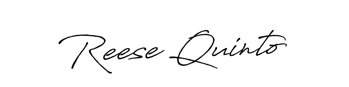 It looks lik you need a new signature style for name Reese Quinto. Design unique handwritten (Antro_Vectra_Bolder) signature with our free signature maker in just a few clicks. Reese Quinto signature style 7 images and pictures png