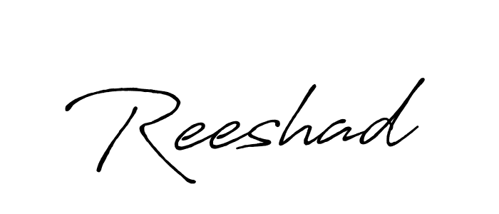Make a beautiful signature design for name Reeshad. Use this online signature maker to create a handwritten signature for free. Reeshad signature style 7 images and pictures png