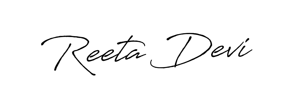 This is the best signature style for the Reeta Devi name. Also you like these signature font (Antro_Vectra_Bolder). Mix name signature. Reeta Devi signature style 7 images and pictures png