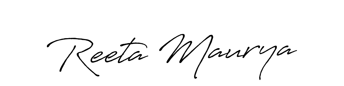This is the best signature style for the Reeta Maurya name. Also you like these signature font (Antro_Vectra_Bolder). Mix name signature. Reeta Maurya signature style 7 images and pictures png