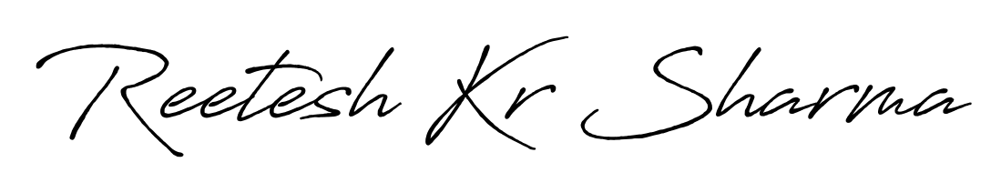 The Antro_Vectra_Bolder lettering style adds unique flourish to name Reetesh Kr Sharma. Stand out with a custom digital autograph made in seconds. Reetesh Kr Sharma signature style 7 images and pictures png