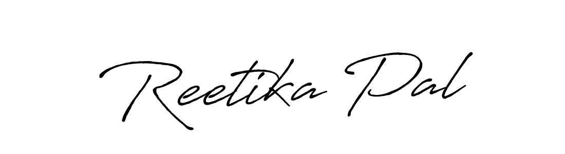 It looks lik you need a new signature style for name Reetika Pal. Design unique handwritten (Antro_Vectra_Bolder) signature with our free signature maker in just a few clicks. Reetika Pal signature style 7 images and pictures png