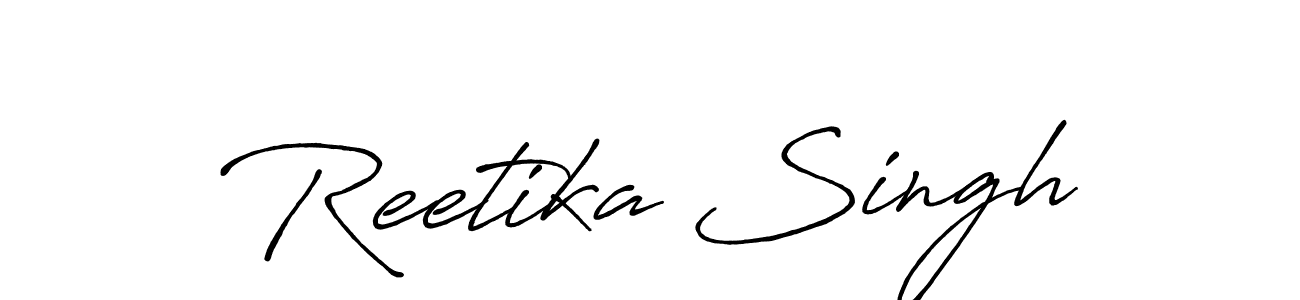 Also You can easily find your signature by using the search form. We will create Reetika Singh name handwritten signature images for you free of cost using Antro_Vectra_Bolder sign style. Reetika Singh signature style 7 images and pictures png