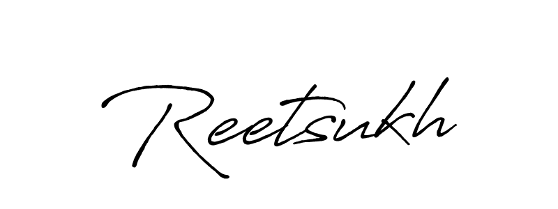 You should practise on your own different ways (Antro_Vectra_Bolder) to write your name (Reetsukh) in signature. don't let someone else do it for you. Reetsukh signature style 7 images and pictures png