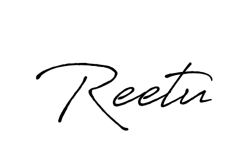 Antro_Vectra_Bolder is a professional signature style that is perfect for those who want to add a touch of class to their signature. It is also a great choice for those who want to make their signature more unique. Get Reetu name to fancy signature for free. Reetu signature style 7 images and pictures png