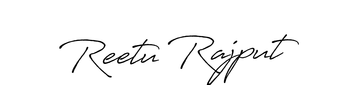 This is the best signature style for the Reetu Rajput name. Also you like these signature font (Antro_Vectra_Bolder). Mix name signature. Reetu Rajput signature style 7 images and pictures png