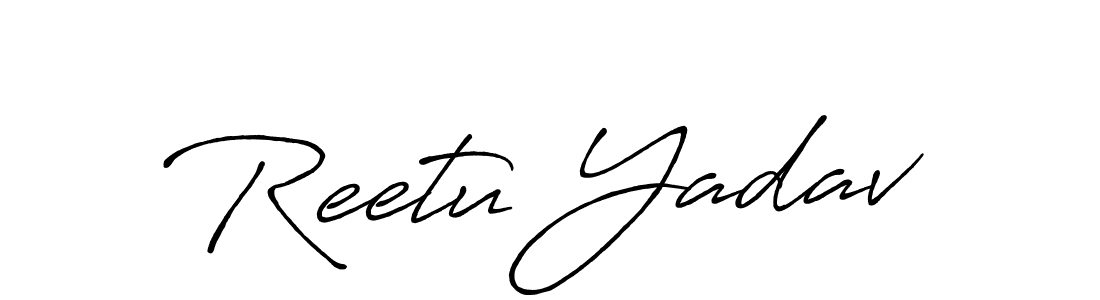 Similarly Antro_Vectra_Bolder is the best handwritten signature design. Signature creator online .You can use it as an online autograph creator for name Reetu Yadav. Reetu Yadav signature style 7 images and pictures png