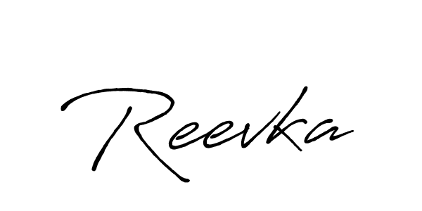 Design your own signature with our free online signature maker. With this signature software, you can create a handwritten (Antro_Vectra_Bolder) signature for name Reevka. Reevka signature style 7 images and pictures png