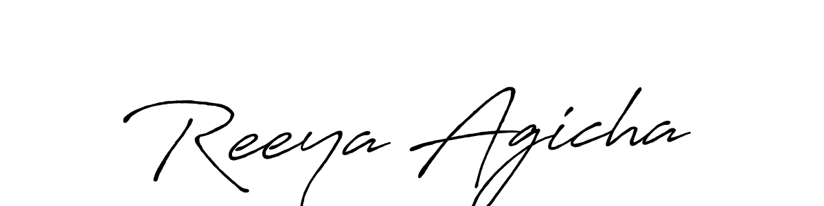 Best and Professional Signature Style for Reeya Agicha. Antro_Vectra_Bolder Best Signature Style Collection. Reeya Agicha signature style 7 images and pictures png