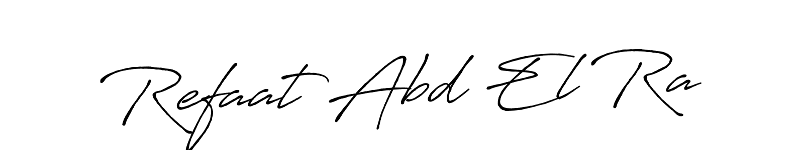 Also we have Refaat Abd El Ra name is the best signature style. Create professional handwritten signature collection using Antro_Vectra_Bolder autograph style. Refaat Abd El Ra signature style 7 images and pictures png