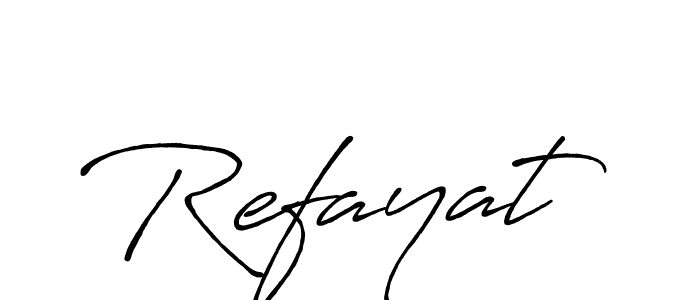 It looks lik you need a new signature style for name Refayat. Design unique handwritten (Antro_Vectra_Bolder) signature with our free signature maker in just a few clicks. Refayat signature style 7 images and pictures png