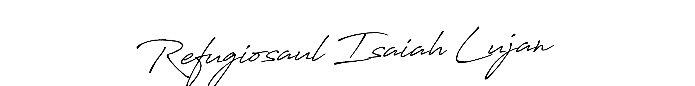 Once you've used our free online signature maker to create your best signature Antro_Vectra_Bolder style, it's time to enjoy all of the benefits that Refugiosaul Isaiah Lujan name signing documents. Refugiosaul Isaiah Lujan signature style 7 images and pictures png