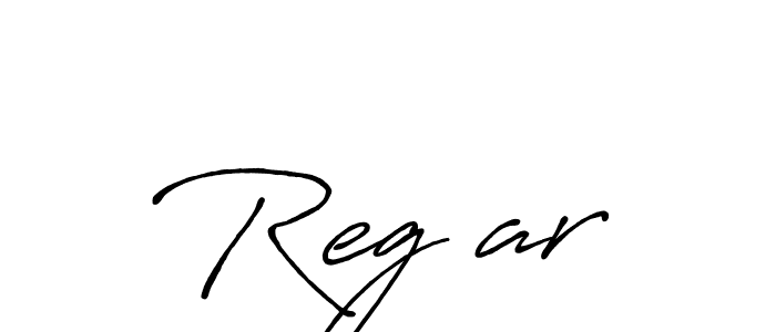 The best way (Antro_Vectra_Bolder) to make a short signature is to pick only two or three words in your name. The name Regبar include a total of six letters. For converting this name. Regبar signature style 7 images and pictures png