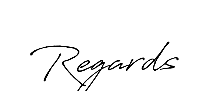 Also we have Regards name is the best signature style. Create professional handwritten signature collection using Antro_Vectra_Bolder autograph style. Regards signature style 7 images and pictures png