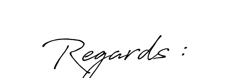 Also You can easily find your signature by using the search form. We will create Regards : name handwritten signature images for you free of cost using Antro_Vectra_Bolder sign style. Regards : signature style 7 images and pictures png