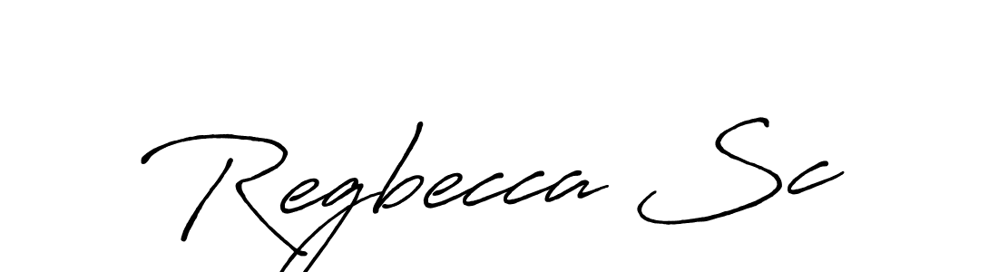 Also we have Regbecca Sc name is the best signature style. Create professional handwritten signature collection using Antro_Vectra_Bolder autograph style. Regbecca Sc signature style 7 images and pictures png