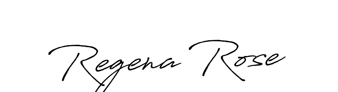 Design your own signature with our free online signature maker. With this signature software, you can create a handwritten (Antro_Vectra_Bolder) signature for name Regena Rose. Regena Rose signature style 7 images and pictures png