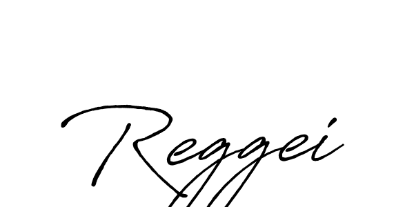 Make a beautiful signature design for name Reggei. With this signature (Antro_Vectra_Bolder) style, you can create a handwritten signature for free. Reggei signature style 7 images and pictures png