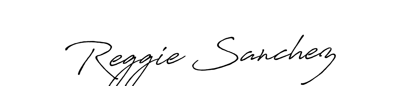 It looks lik you need a new signature style for name Reggie Sanchez. Design unique handwritten (Antro_Vectra_Bolder) signature with our free signature maker in just a few clicks. Reggie Sanchez signature style 7 images and pictures png