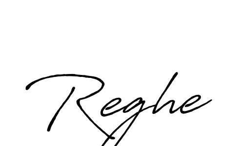 Design your own signature with our free online signature maker. With this signature software, you can create a handwritten (Antro_Vectra_Bolder) signature for name Reghe. Reghe signature style 7 images and pictures png