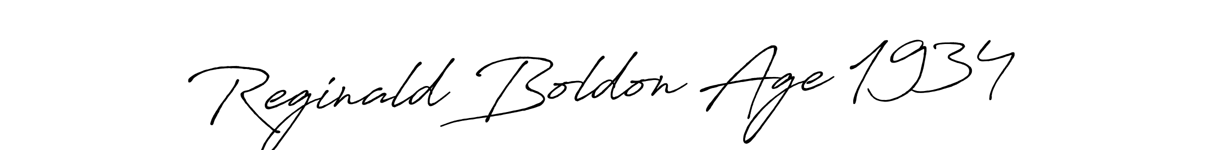 Reginald Boldon Age 1934 stylish signature style. Best Handwritten Sign (Antro_Vectra_Bolder) for my name. Handwritten Signature Collection Ideas for my name Reginald Boldon Age 1934. Reginald Boldon Age 1934 signature style 7 images and pictures png