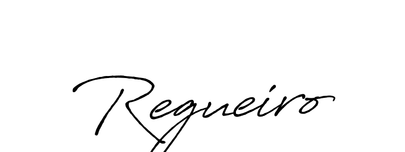 Design your own signature with our free online signature maker. With this signature software, you can create a handwritten (Antro_Vectra_Bolder) signature for name Regueiro. Regueiro signature style 7 images and pictures png