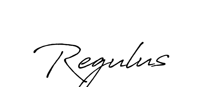 Antro_Vectra_Bolder is a professional signature style that is perfect for those who want to add a touch of class to their signature. It is also a great choice for those who want to make their signature more unique. Get Regulus name to fancy signature for free. Regulus signature style 7 images and pictures png