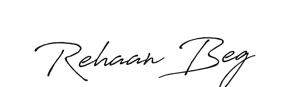 Also we have Rehaan Beg name is the best signature style. Create professional handwritten signature collection using Antro_Vectra_Bolder autograph style. Rehaan Beg signature style 7 images and pictures png