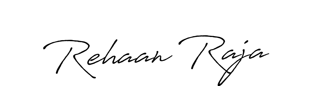 Create a beautiful signature design for name Rehaan Raja. With this signature (Antro_Vectra_Bolder) fonts, you can make a handwritten signature for free. Rehaan Raja signature style 7 images and pictures png