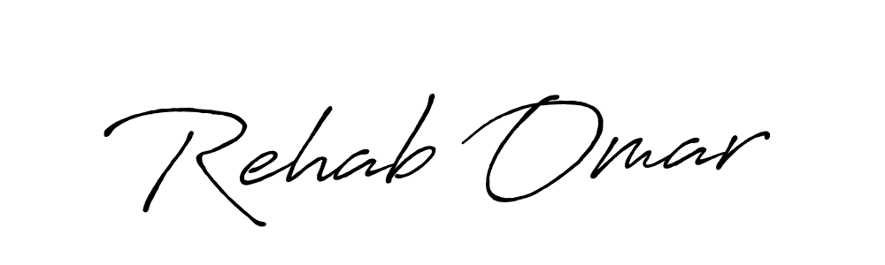 if you are searching for the best signature style for your name Rehab Omar. so please give up your signature search. here we have designed multiple signature styles  using Antro_Vectra_Bolder. Rehab Omar signature style 7 images and pictures png