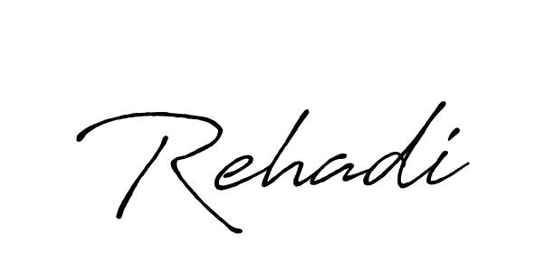 It looks lik you need a new signature style for name Rehadi. Design unique handwritten (Antro_Vectra_Bolder) signature with our free signature maker in just a few clicks. Rehadi signature style 7 images and pictures png