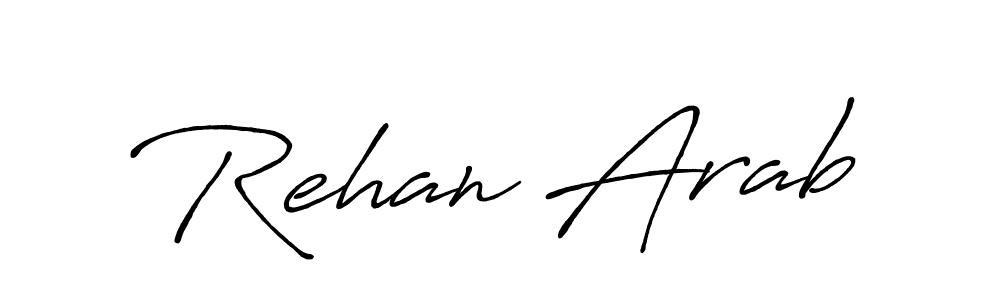 The best way (Antro_Vectra_Bolder) to make a short signature is to pick only two or three words in your name. The name Rehan Arab include a total of six letters. For converting this name. Rehan Arab signature style 7 images and pictures png