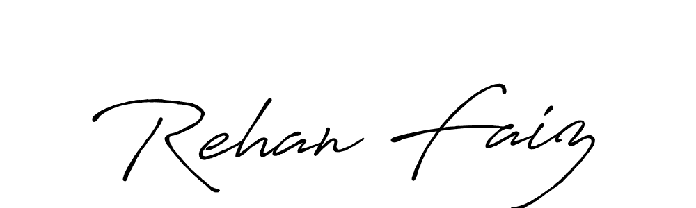 Make a beautiful signature design for name Rehan Faiz. Use this online signature maker to create a handwritten signature for free. Rehan Faiz signature style 7 images and pictures png