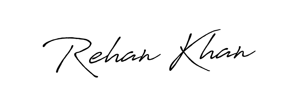 Similarly Antro_Vectra_Bolder is the best handwritten signature design. Signature creator online .You can use it as an online autograph creator for name Rehan Khan. Rehan Khan signature style 7 images and pictures png