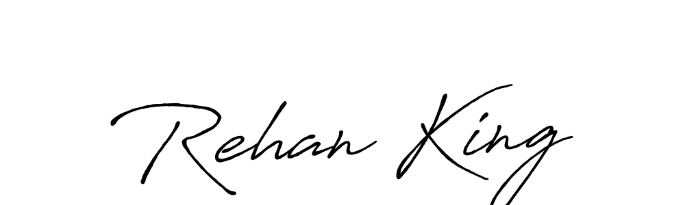 Make a short Rehan King signature style. Manage your documents anywhere anytime using Antro_Vectra_Bolder. Create and add eSignatures, submit forms, share and send files easily. Rehan King signature style 7 images and pictures png