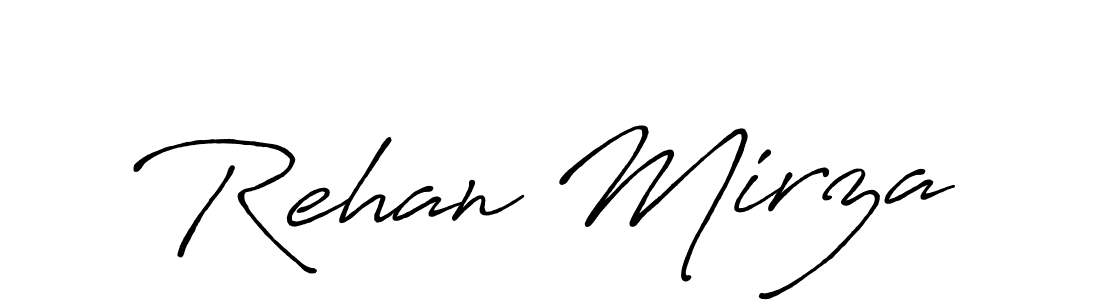 Similarly Antro_Vectra_Bolder is the best handwritten signature design. Signature creator online .You can use it as an online autograph creator for name Rehan Mirza. Rehan Mirza signature style 7 images and pictures png