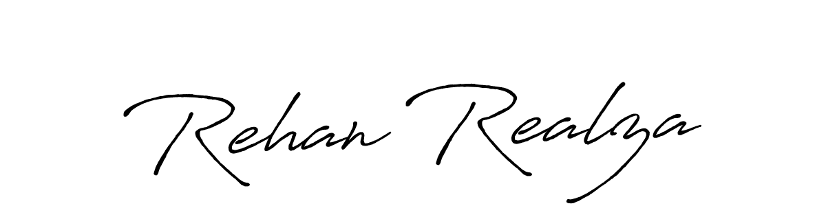 The best way (Antro_Vectra_Bolder) to make a short signature is to pick only two or three words in your name. The name Rehan Realza include a total of six letters. For converting this name. Rehan Realza signature style 7 images and pictures png