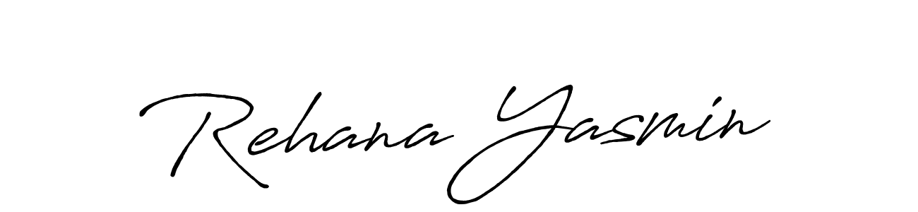 Also we have Rehana Yasmin name is the best signature style. Create professional handwritten signature collection using Antro_Vectra_Bolder autograph style. Rehana Yasmin signature style 7 images and pictures png
