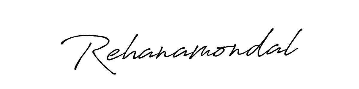 Also we have Rehanamondal name is the best signature style. Create professional handwritten signature collection using Antro_Vectra_Bolder autograph style. Rehanamondal signature style 7 images and pictures png
