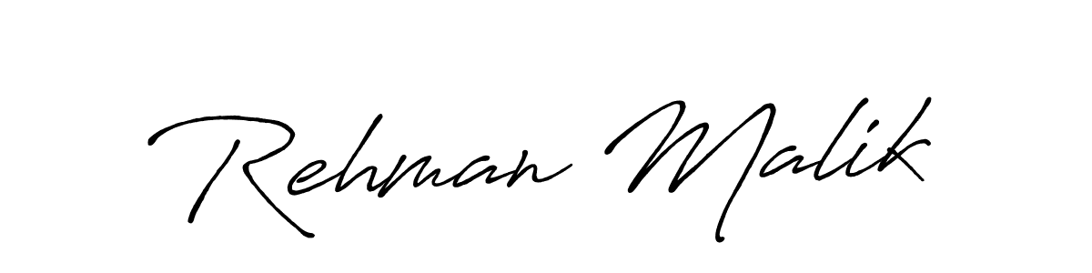 Rehman Malik stylish signature style. Best Handwritten Sign (Antro_Vectra_Bolder) for my name. Handwritten Signature Collection Ideas for my name Rehman Malik. Rehman Malik signature style 7 images and pictures png
