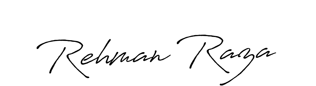 Also we have Rehman Raza name is the best signature style. Create professional handwritten signature collection using Antro_Vectra_Bolder autograph style. Rehman Raza signature style 7 images and pictures png