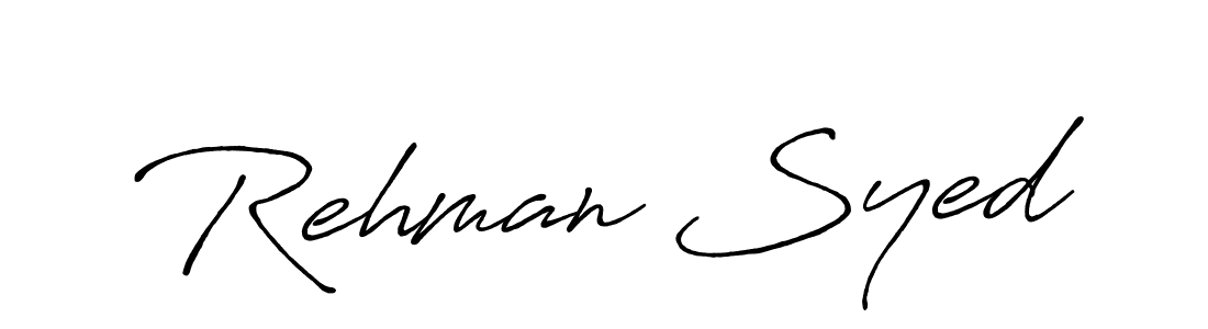 Antro_Vectra_Bolder is a professional signature style that is perfect for those who want to add a touch of class to their signature. It is also a great choice for those who want to make their signature more unique. Get Rehman Syed name to fancy signature for free. Rehman Syed signature style 7 images and pictures png