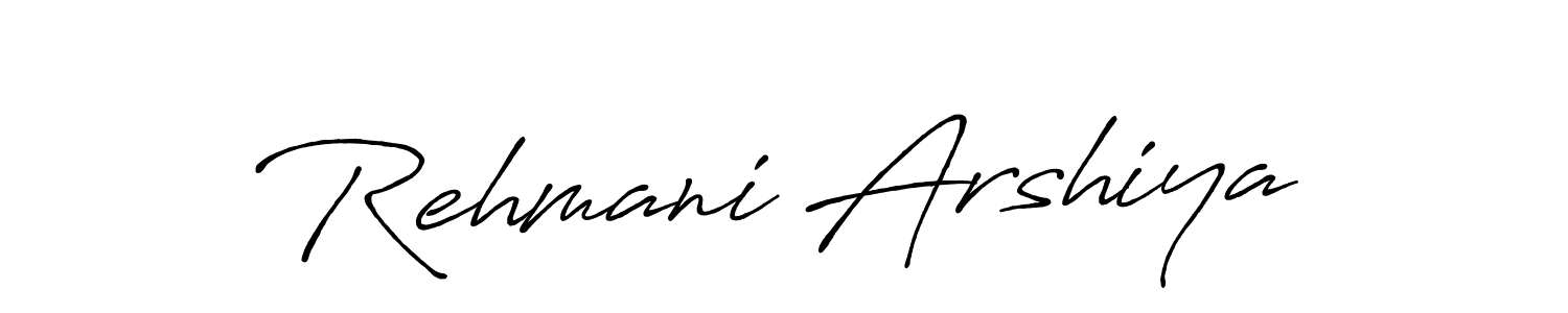 Similarly Antro_Vectra_Bolder is the best handwritten signature design. Signature creator online .You can use it as an online autograph creator for name Rehmani Arshiya. Rehmani Arshiya signature style 7 images and pictures png