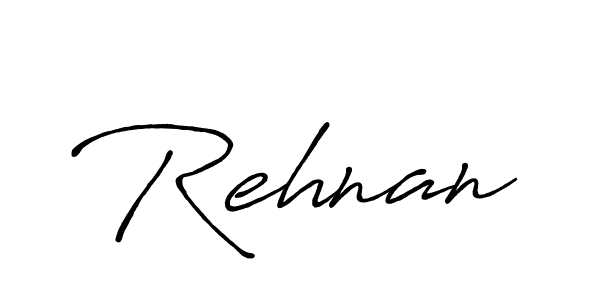 Make a beautiful signature design for name Rehnan. Use this online signature maker to create a handwritten signature for free. Rehnan signature style 7 images and pictures png
