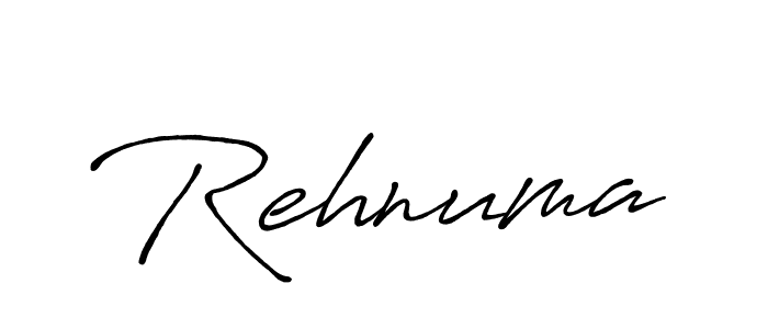 How to make Rehnuma signature? Antro_Vectra_Bolder is a professional autograph style. Create handwritten signature for Rehnuma name. Rehnuma signature style 7 images and pictures png