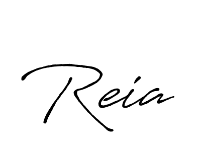 Also You can easily find your signature by using the search form. We will create Reia name handwritten signature images for you free of cost using Antro_Vectra_Bolder sign style. Reia signature style 7 images and pictures png