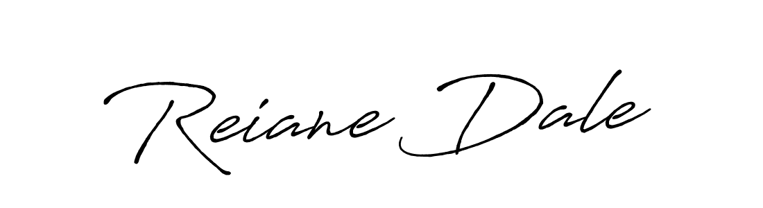 Create a beautiful signature design for name Reiane Dale. With this signature (Antro_Vectra_Bolder) fonts, you can make a handwritten signature for free. Reiane Dale signature style 7 images and pictures png