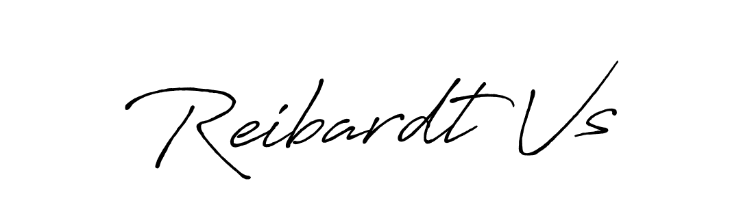 Make a beautiful signature design for name Reibardt Vs. With this signature (Antro_Vectra_Bolder) style, you can create a handwritten signature for free. Reibardt Vs signature style 7 images and pictures png