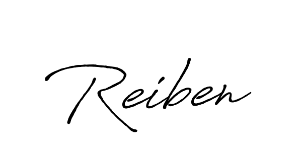 Once you've used our free online signature maker to create your best signature Antro_Vectra_Bolder style, it's time to enjoy all of the benefits that Reiben name signing documents. Reiben signature style 7 images and pictures png
